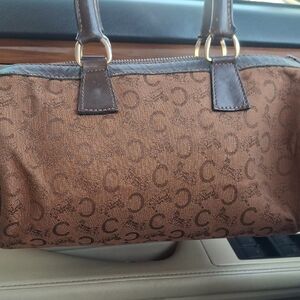 Vintage Celine Top-Handle Satchel in Brown